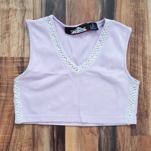 Lilac crop top